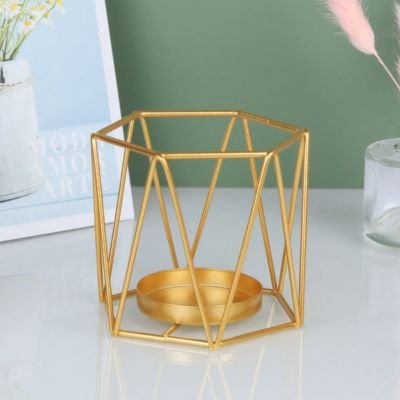 Bougeoir doré | Élégance - Maison impeccable