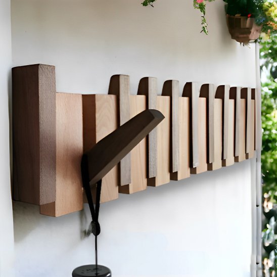 Porte manteau bois | Élégance Naturelle - Maison impeccable